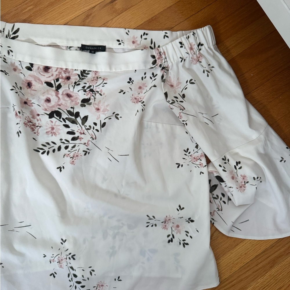 Dynamite Floral Off-Shoulder Top